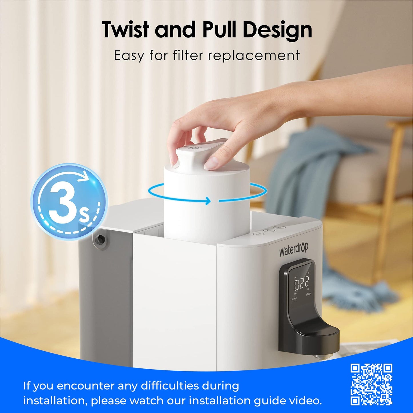 Hot & Cold Countertop Reverse Osmosis Water System – Waterdrop WD-A2