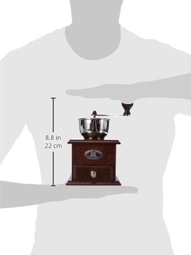 Microplastic-Free Walnut & Steel Hand Coffee Mill, Lifetime Burr – Peugeot Bresil