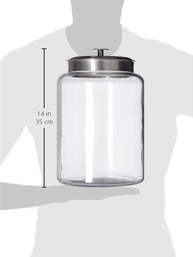 Glass Storage Jars with Fresh-Sealed Lids, 96 oz, 2-Pack – Anchor Hocking
