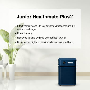 VOC & Chemical Air Purifier for Small Rooms – Austin Air HealthMate Plus Junior (A250)
