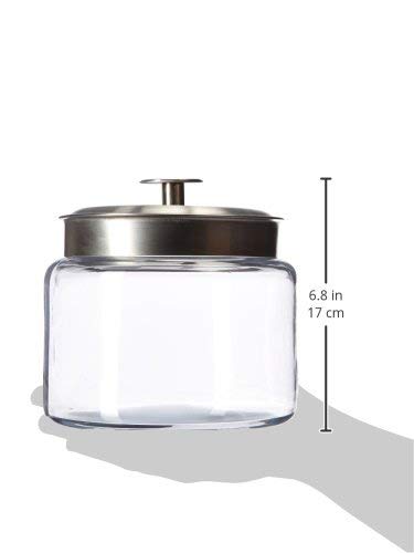 Glass Storage Jars with Fresh-Sealed Lids, 96 oz, 2-Pack – Anchor Hocking