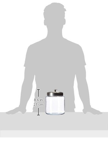 Glass Storage Jars with Fresh-Sealed Lids, 96 oz, 2-Pack – Anchor Hocking