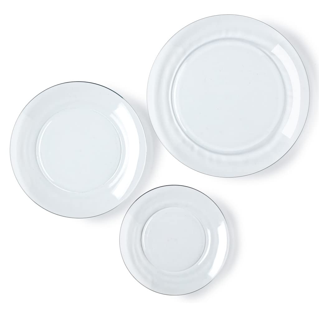 Non-Toxic Glass Dinnerware Set, 18-Piece – Duralex Lys
