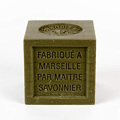 Fragrance-Free Olive Oil Soap, 72% Olive Cube – La Licorne Savon de Marseille (300g)