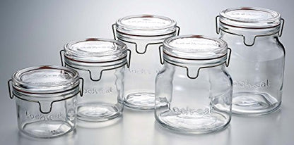 Airtight Glass Lock-Eat Storage Jar, 2 L, Italian-Made – Luigi Bormioli