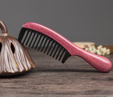 Handmade Buffalo Horn & Sandalwood Anti-Static Combs, 2-Pack – Myhsmooth