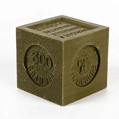 Fragrance-Free Olive Oil Soap, 72% Olive Cube – La Licorne Savon de Marseille (300g)