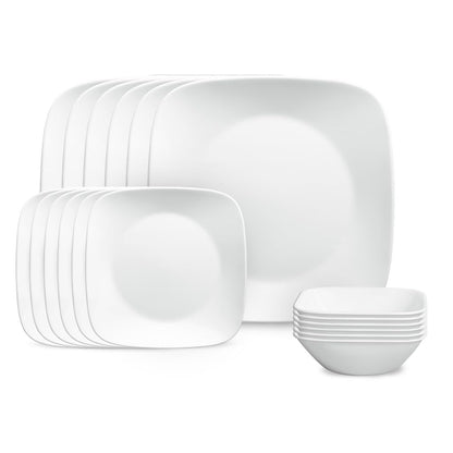 Non-Toxic Glass Dinnerware Set, Service for 6 – Corelle Wandering Grove
