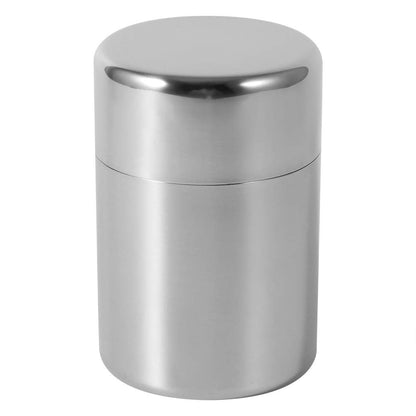 Plastic-Free Stainless Steel Tea Canister, Double Lid, 550 ml – AUNMAS