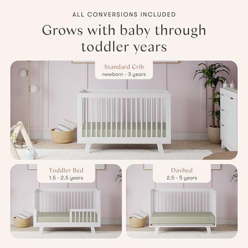 Babyletto Hudson 3-in-1 Crib: GREENGUARD Gold Purity