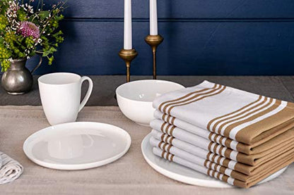 Microplastic-Free Kitchen: Urban Villa Cotton Dish Towels 6-Pack Non-Toxic
