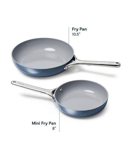 PFAS-Free Ceramic Nonstick Fry Pan Duo – Caraway