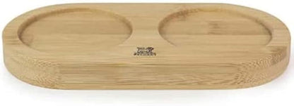 Cast-Iron Pepper & Salt Mill Set with Bamboo Base – Peugeot Bali
