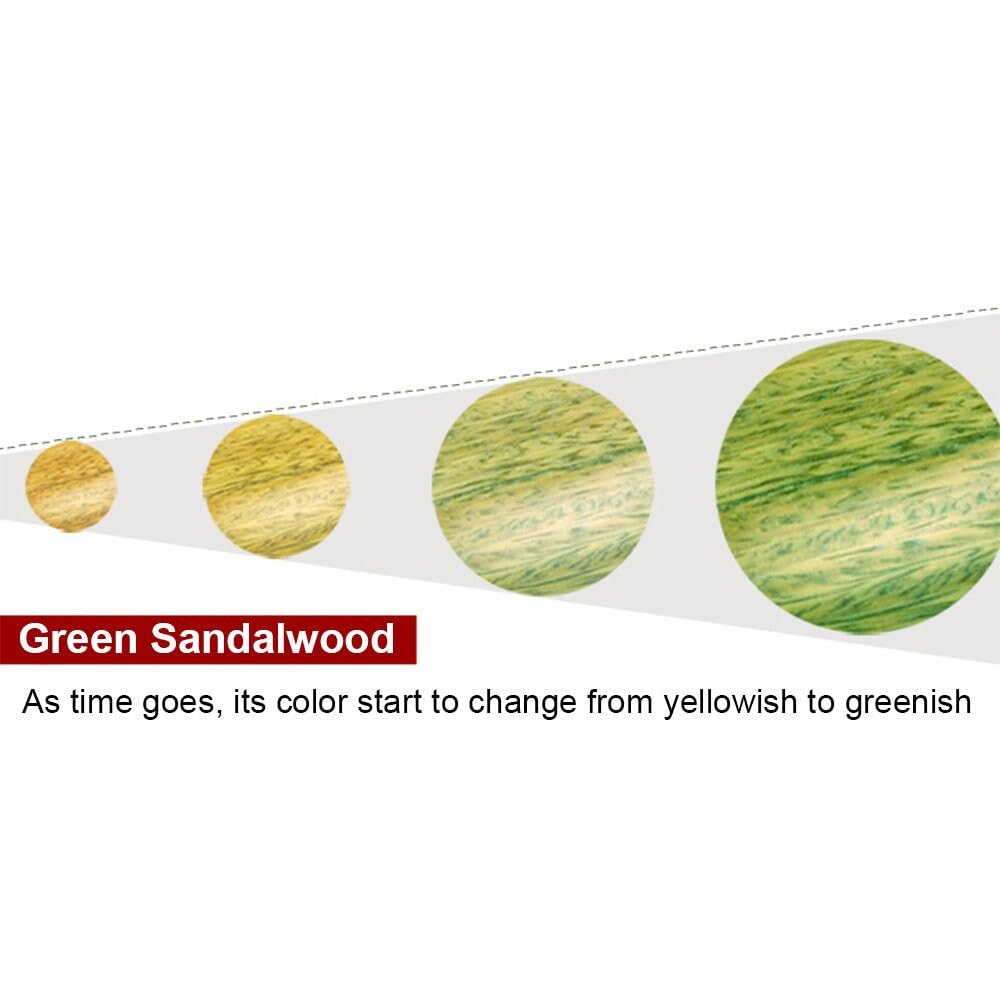 Handmade Green Sandalwood Wooden Comb, Anti-Static & Vegan – Onedor