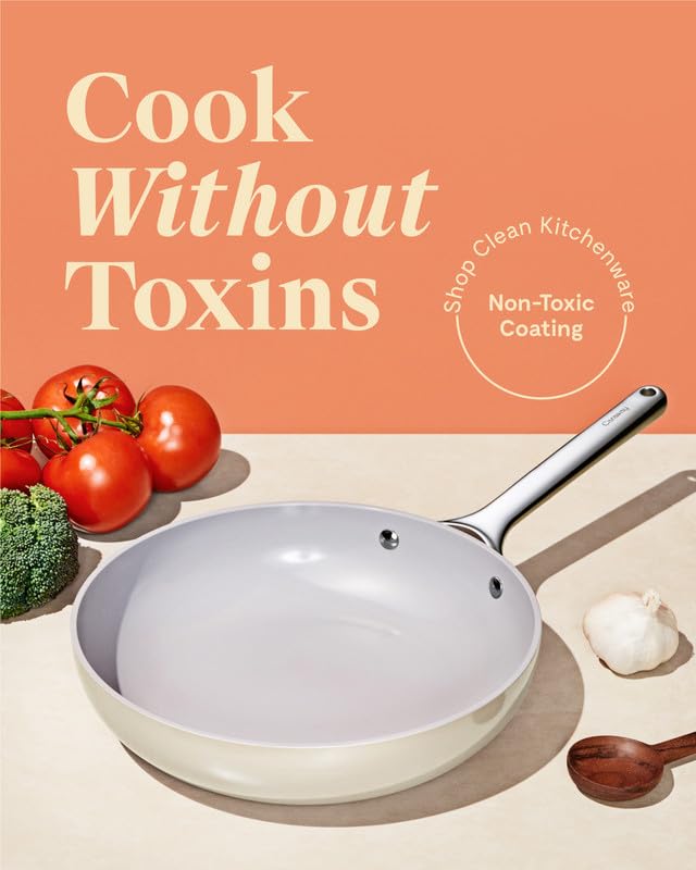 PFAS-Free Ceramic Nonstick Fry Pan Duo – Caraway