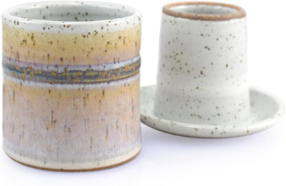 Plastic-Free Stoneware French Butter Keeper, Cottage Pearl – Modern Artisans