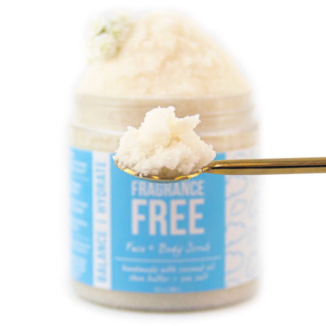 Fragrance-Free Sugar & Salt Face and Body Scrub – Mojo Spa