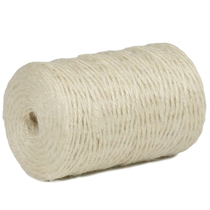 100% Natural Jute Twine: 1100 Feet of Biodegradable Cord for Zero-Waste Crafting and Gardening