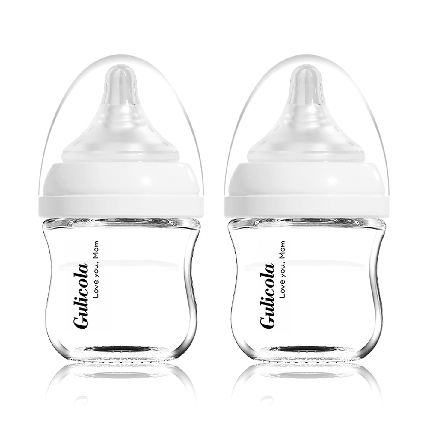 Non-Toxic Baby & Kids: Gulicola Natural Glass Bottle Microplastic-Free