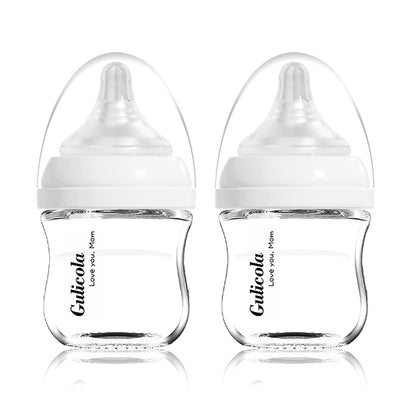 Non-Toxic Baby & Kids: Gulicola Natural Glass Bottle Microplastic-Free
