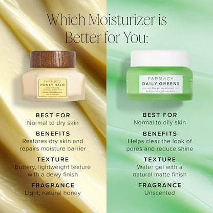 Fragrance-Free Ceramide Face Moisturizer, Phthalate-Free – Farmacy Honey Halo