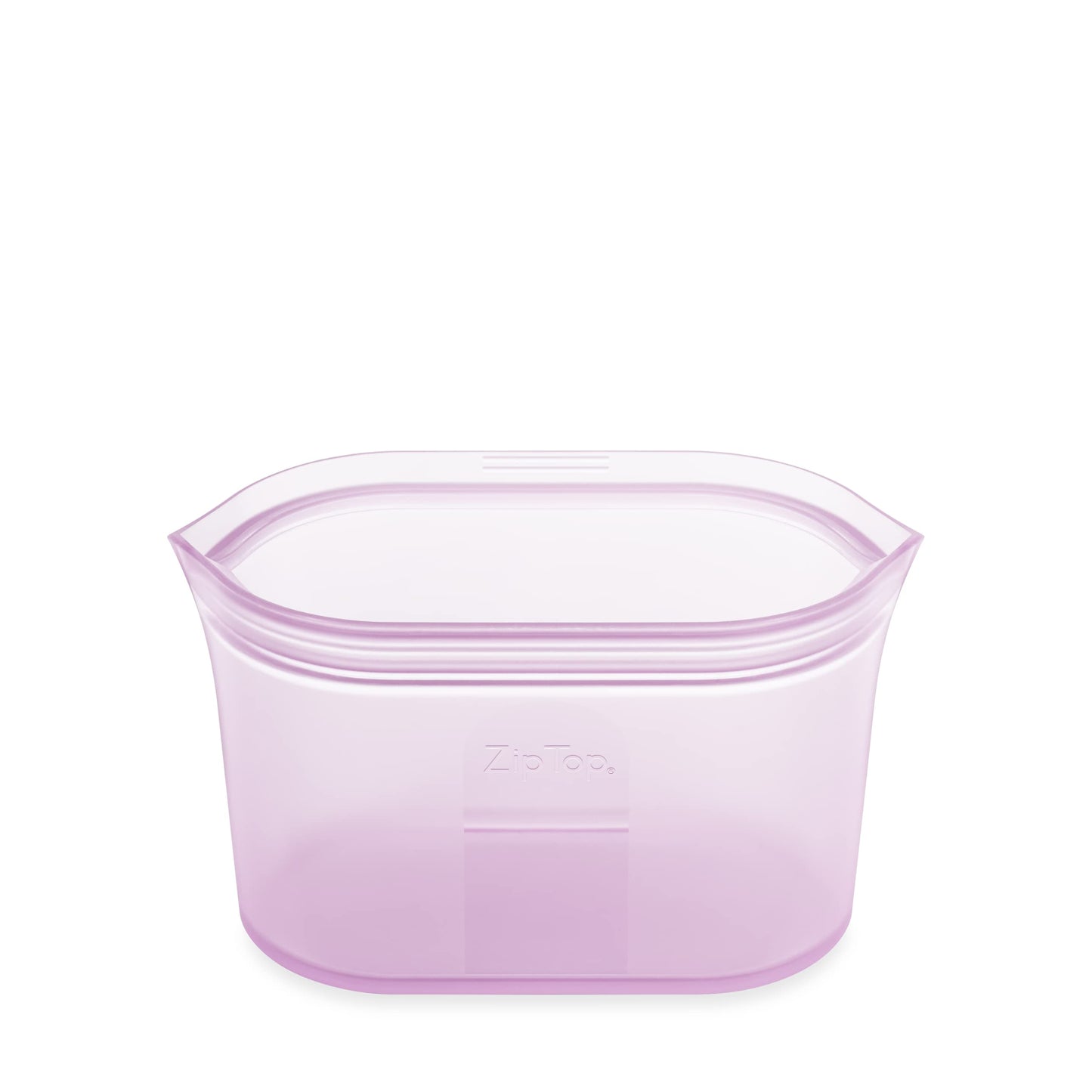 Reusable Silicone Bags, Stand-Up Zip Seal, 2-Bag Set - Zip Top