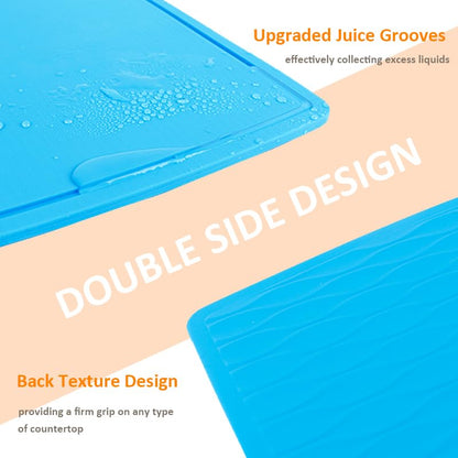 Non-Toxic Food-Grade Silicone Cutting Board Set, 3-Piece – Liflicon