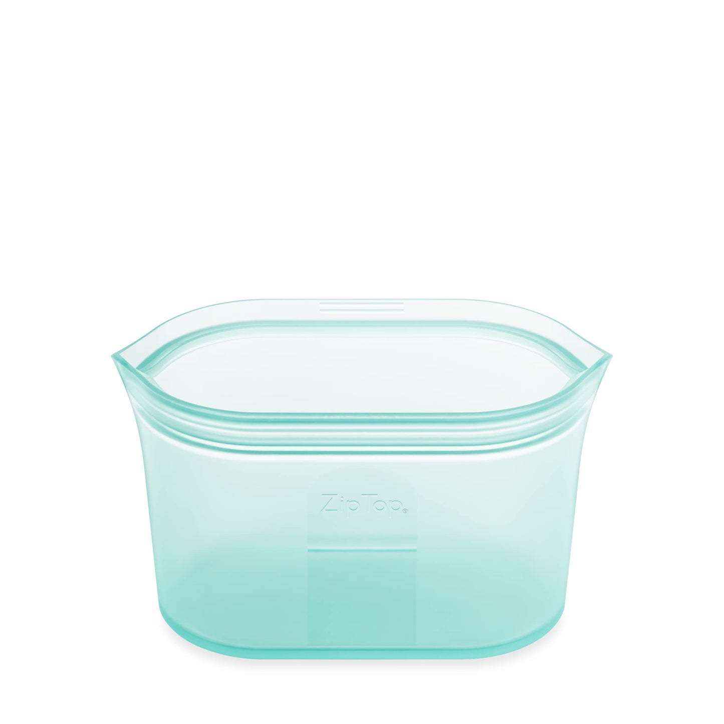 Reusable Silicone Bags, Stand-Up Zip Seal, 2-Bag Set - Zip Top