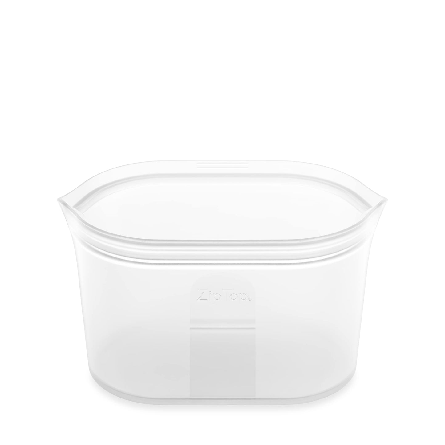 Reusable Silicone Bags, Stand-Up Zip Seal, 2-Bag Set - Zip Top