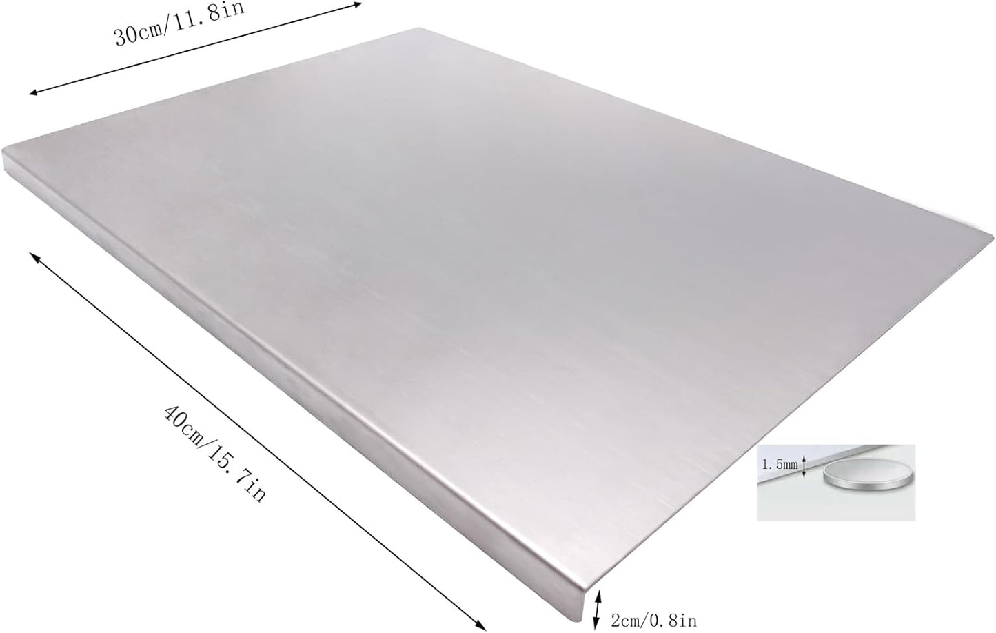 Non-Toxic Stainless Steel Cutting Board, Dishwasher-Safe – BILLAMB