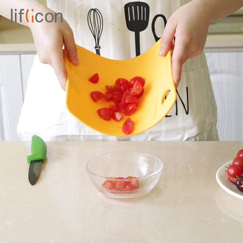 Non-Toxic Food-Grade Silicone Cutting Board Set, 3-Piece – Liflicon