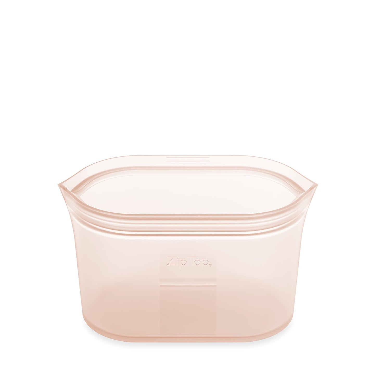 Reusable Silicone Bags, Stand-Up Zip Seal, 2-Bag Set - Zip Top
