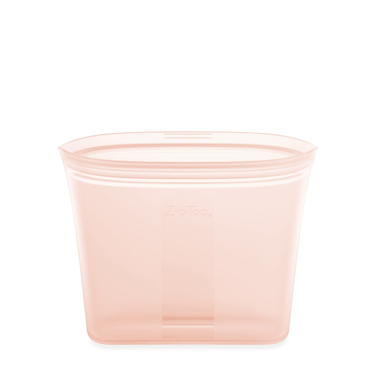 Reusable Silicone Bags, Stand-Up Zip Seal, 2-Bag Set - Zip Top