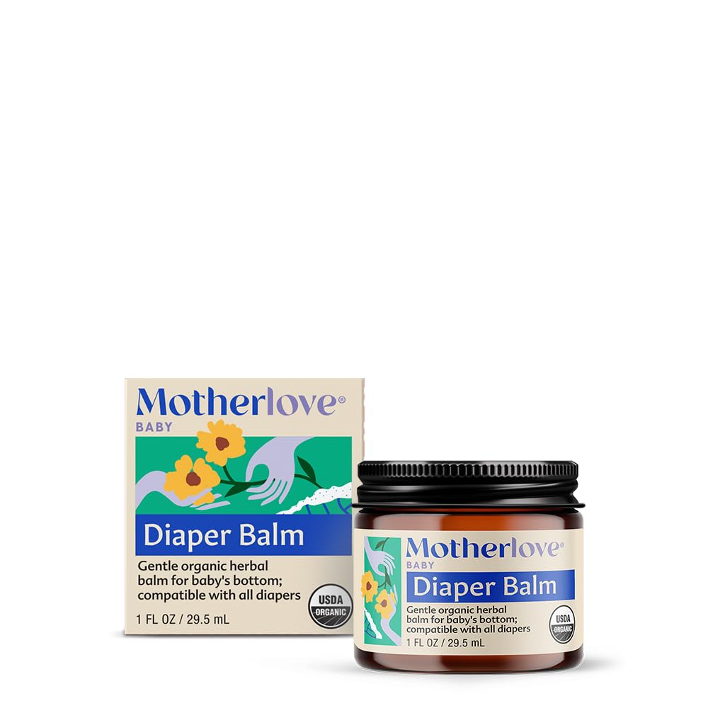 Motherlove Organic Diaper Balm: Herbal Petroleum-Free Relief