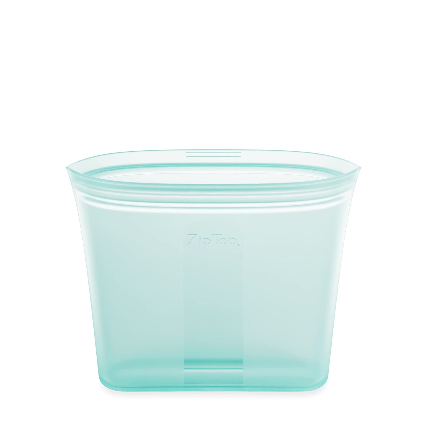 Reusable Silicone Bags, Stand-Up Zip Seal, 2-Bag Set - Zip Top