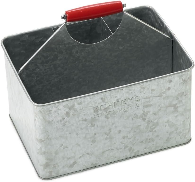 Behrens Galvanized Steel Large Partitioned Cleaning Caddy