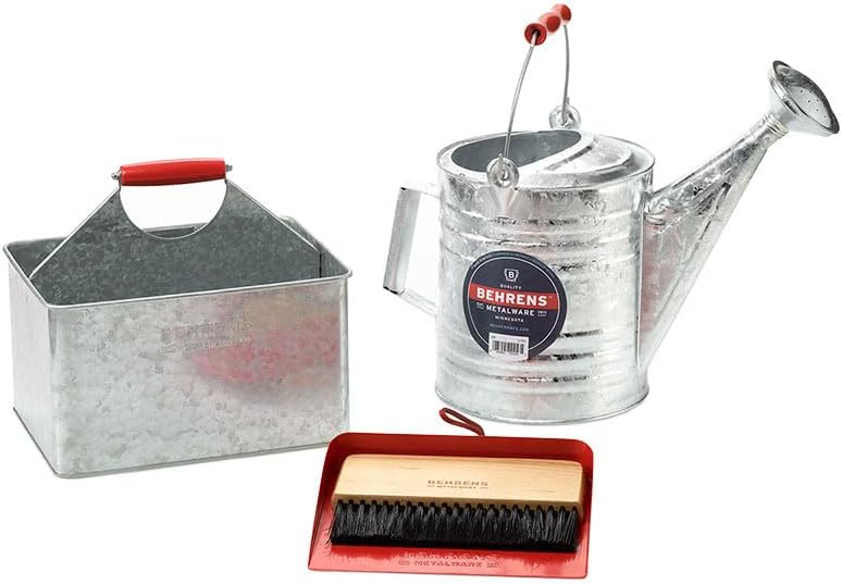 Behrens Galvanized Steel Large Partitioned Cleaning Caddy