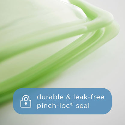 Reusable Silicone Food Storage Bags, 5-Pack – Stasher