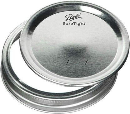 Wide Mouth Pint Glass Mason Jars, BPA-Free, 2-Pack – Ball