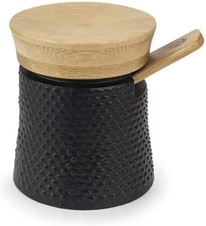 Cast-Iron Pepper & Salt Mill Set with Bamboo Base – Peugeot Bali