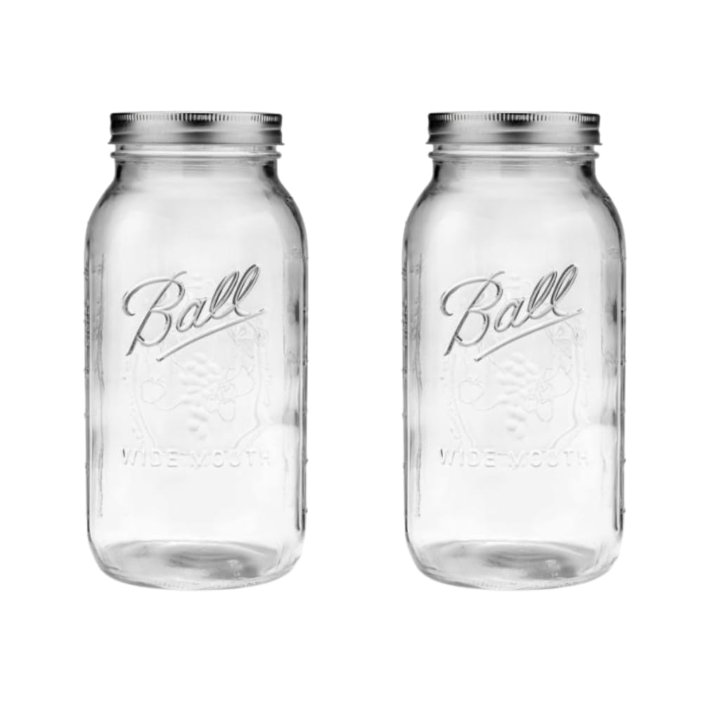 Quilted Glass Jelly Jars, 8 oz, BPA-Free, 12-Count - Ball