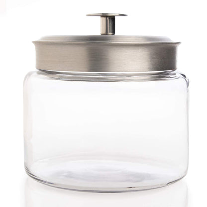 Glass Storage Jars with Fresh-Sealed Lids, 96 oz, 2-Pack – Anchor Hocking