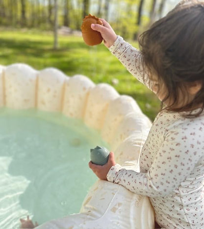 Brooklyn + Neutral Silicone Bath Toys: Mold-Free Animal 5-Pack