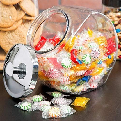1-Gallon Glass Penny Candy Jar with Chrome Cover – Anchor Hocking
