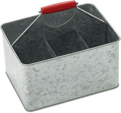 Behrens Galvanized Steel Large Partitioned Cleaning Caddy