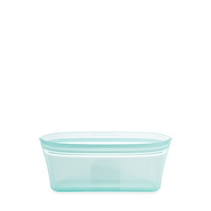 Reusable Silicone Bags, Stand-Up Zip Seal, 2-Bag Set - Zip Top