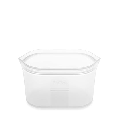 Reusable Silicone Bags, Stand-Up Zip Seal, 2-Bag Set - Zip Top