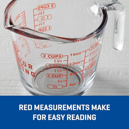 Anchor Hocking Glass Measuring Cup Set (2-Piece)
