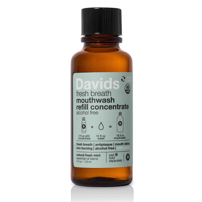 Alcohol-Free Nano-Hydroxyapatite Mouthwash, Refillable Glass Bottle – Davids Hydroxi