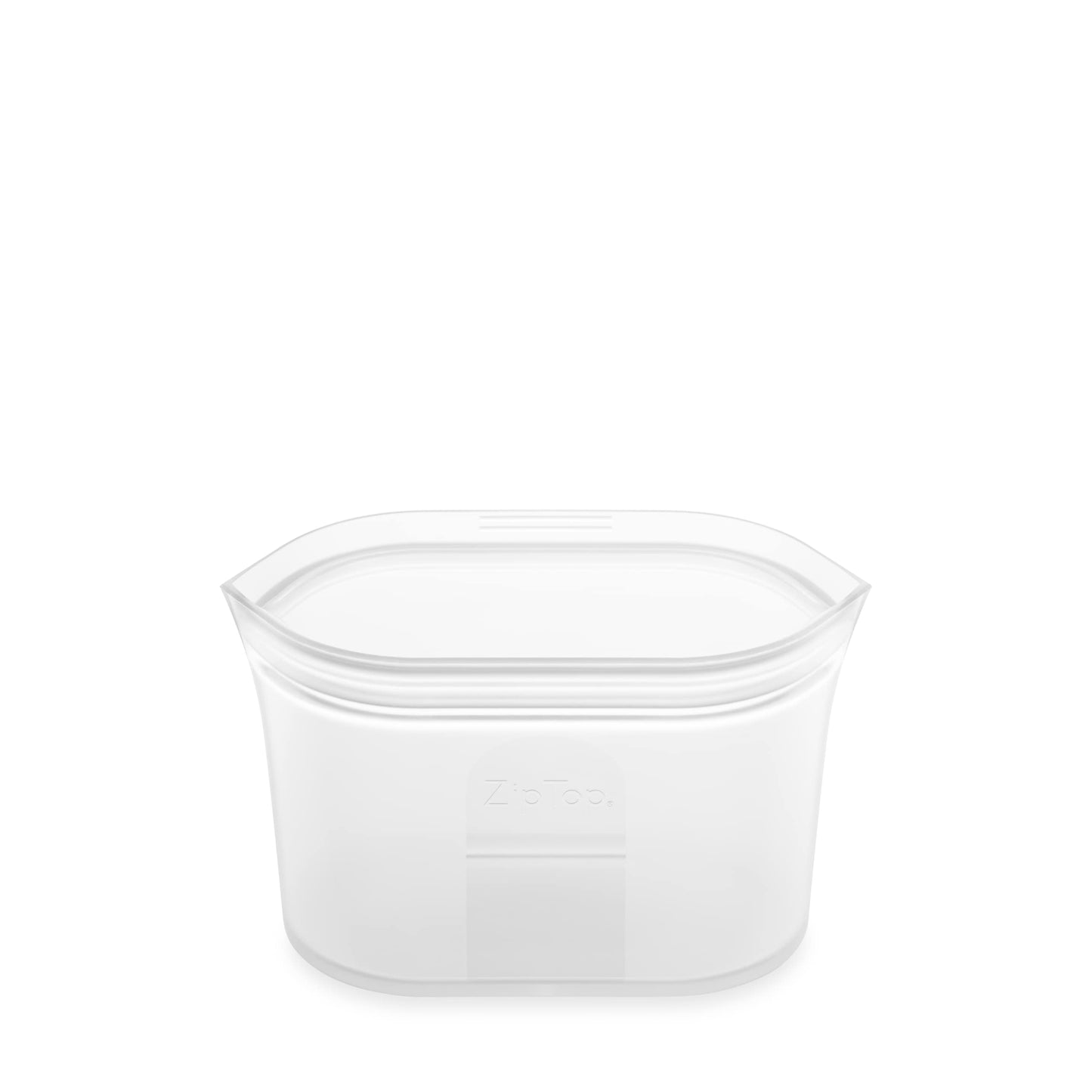 Reusable Silicone Bags, Stand-Up Zip Seal, 2-Bag Set - Zip Top